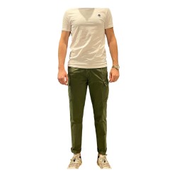 CLARK Pantaloni Cargo Over Uomo Con Tasconi Verde
