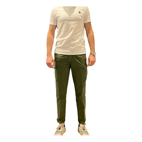CLARK Pantaloni Cargo Over Uomo Con Tasconi Verde