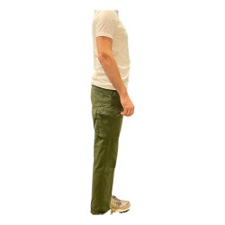 CLARK Pantaloni Cargo Over Uomo Con Tasconi Verde 2