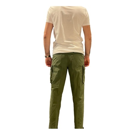 CLARK Pantaloni Cargo Over Uomo Con Tasconi Verde