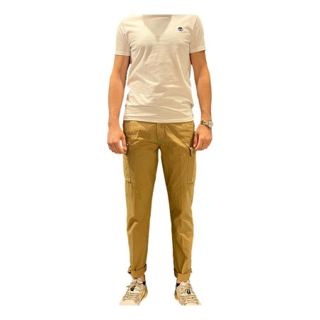 CLARK Pantaloni Cargo Over Uomo Con Tasconi Beige
