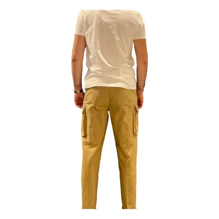 CLARK Pantaloni Cargo Over Uomo Con Tasconi Beige