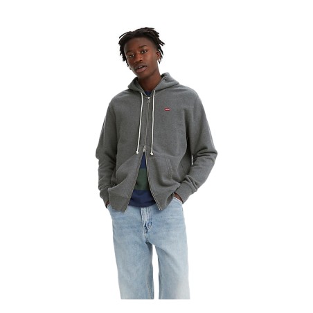 Levi's 34584-0000 THE ORIGINAL HM ZIP UP Felpa Uomo Con Cappuccio Grigio