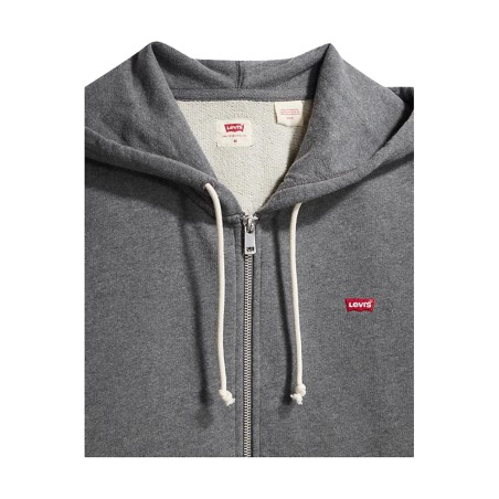 Levi's 34584-0000 THE ORIGINAL HM ZIP UP Felpa Uomo Con Cappuccio Grigio