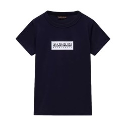 Napapijri K S-CHAMOIS SS S T-Shirt Bambino Mezza Manica Black 