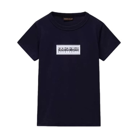Napapijri K S-CHAMOIS SS S T-Shirt Bambino Mezza Manica Black 