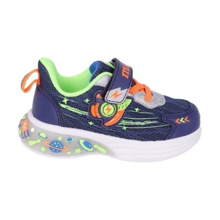 Melania MJ2662 Sneakers Bambino Con strappo Dk.Blu