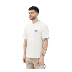 Dickies WOOD LOGO TEE T-Shirt Uomo Con Stampa Su Retro Egret