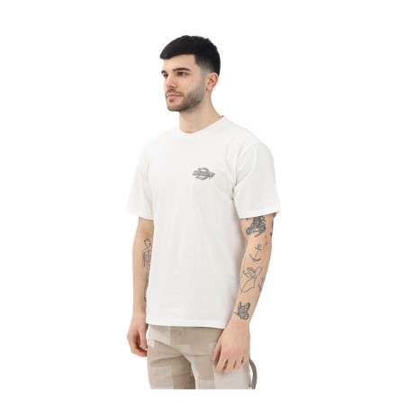 Dickies WOOD LOGO TEE T-Shirt Uomo Con Stampa Su Retro Egret