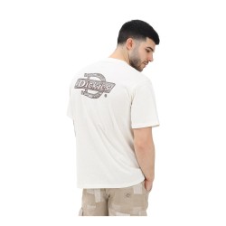 Dickies WOOD LOGO TEE T-Shirt Uomo Con Stampa Su Retro Egret 2