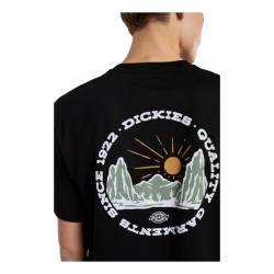 Dickies OUTDOOR SS TEE T-Shirt Uomo Con Stampa Su Retro Nero 2