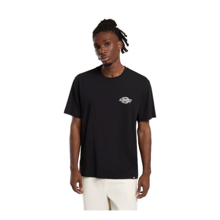 Dickies WOOD LOGO TEE  T-Shirt Uomo Con Stampa Su Retro Nero