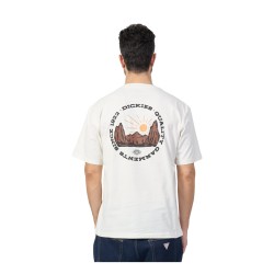 Dickies OUTDOOR SS TEE T-Shirt Uomo Con Stampa Su Retro Egret 2