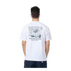 Dickies BRICKLANE SS TEE T-Shirt Uomo Con Stampa Su Retro Bianco 2