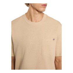 Dickies LURAY POCKET Tee T-Shirt Uomo Con Taschino Maniche Corte Nocciola    2