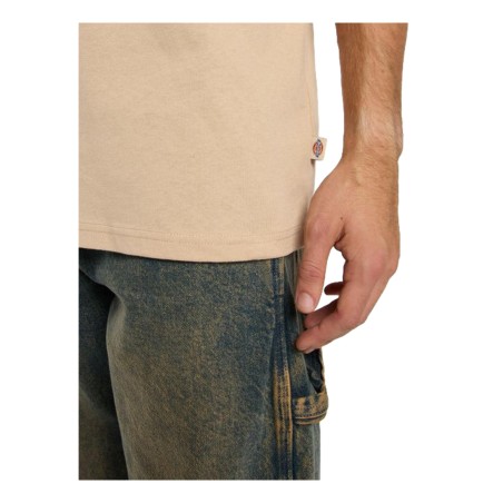 Dickies LURAY POCKET Tee T-Shirt Uomo Con Taschino Maniche Corte Nocciola   