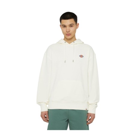 Dickies MILLERSBURG HOODIE Felpa Uomo con Cappuccio In Cotone Garzato Ecru'    