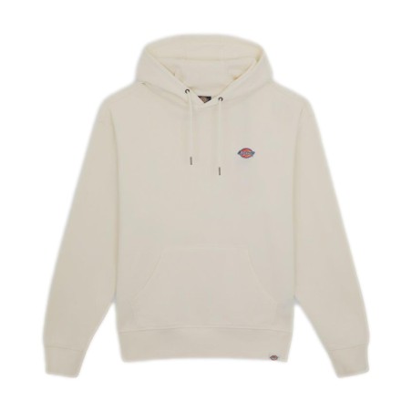 Dickies MILLERSBURG HOODIE Felpa Uomo con Cappuccio In Cotone Garzato Ecru'    