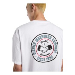 Dickies CIRCLE LOGO SS TEE T-Shirt Uomo Con Stampa Su Retro Bianco 2