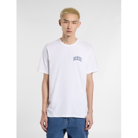Dickies AITKIN CHEST TEE SS T-Shirt Uomo Maniche Corte Bianco 