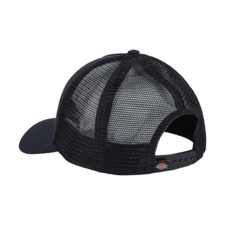 Dickies HANSTON TRUCKER Cappellino Logo con Visiera Nero