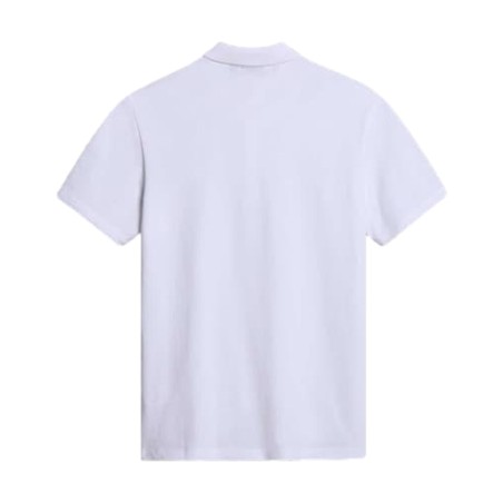 Napapijri EALIS SS SUM Polo Uomo Maniche Corte in Cotone Bianco