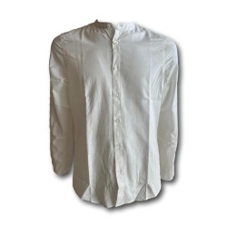 Urban Ring UR813023 Camicia M/L Uomo Misto Lino Coreana Bianca