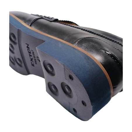 EXTON 2102 Vienna Mocassini Uomo In Pelle Blu