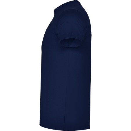 Roly ATOMIC T-Shirt Basic Tinta Unita in Cotone Blu Marino