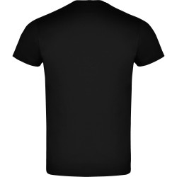 Roly ATOMIC T-Shirt Basic Tinta Unita in Cotone Nero 2