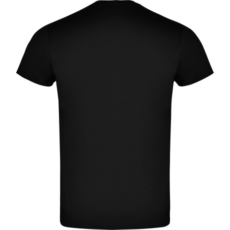 Roly ATOMIC T-Shirt Basic Tinta Unita in Cotone Nero