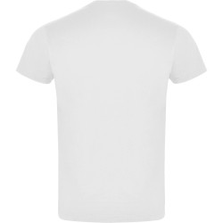 Roly ATOMIC T-Shirt Basic Tinta Unita in Cotone Bianco 2