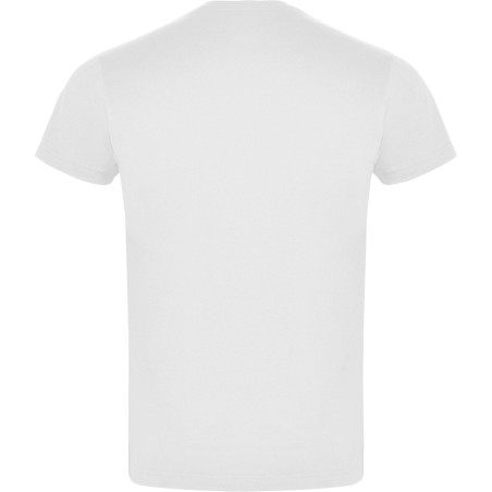 Roly ATOMIC T-Shirt Basic Tinta Unita in Cotone Bianco