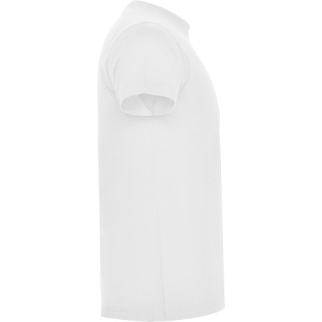 Roly ATOMIC T-Shirt Basic Tinta Unita in Cotone Bianco