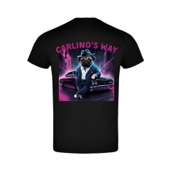 MOODLess MLCRLWBLK T-Shirt in Cotone Nero Carlino’s Way