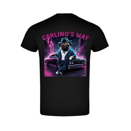 MOODLess MLCRLWBLK T-Shirt in Cotone Nero Carlino’s Way