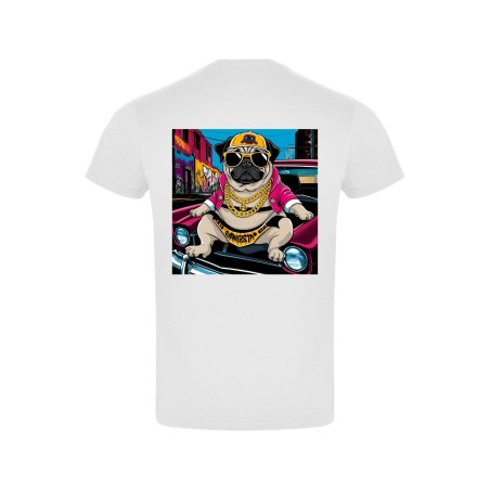 MOODLess MLCRLWW T-Shirt in Cotone Bianco Carlino’s Gangsta