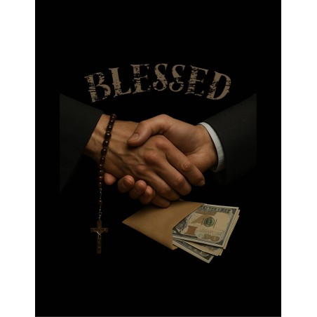 MOODLess MLBLSBLK T-Shirt in Cotone Nero Made in Italy