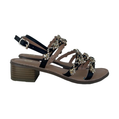 Gold & Gold GL830 Sandalo Donna Gioiello Nero