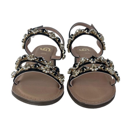 Gold & Gold GL830 Sandalo Donna Gioiello Nero