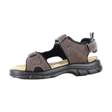 EASY WOLK 66A Scarpe Uomo Sandali Made in Italy Comfort Marrone