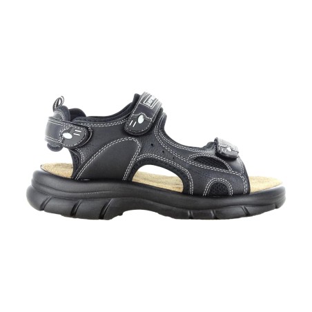 EASY WOLK 66A Scarpe Uomo Sandali Made in Italy Comfort Nero