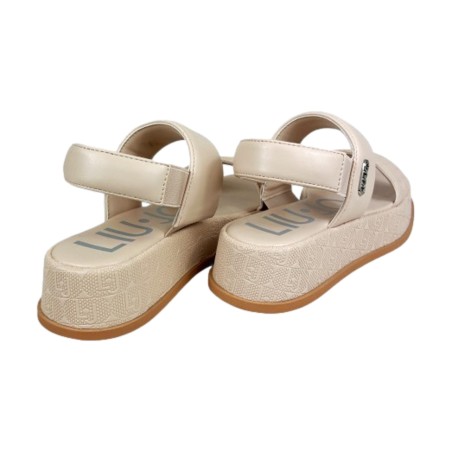 LIU JO YOU 754 Sandali Donna Doppia Fascia Nude