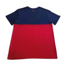  Trussardi TRU25 MTS02 Bicolor T-SHIRT Con Logo Navy Red 2