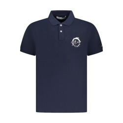  Trussardi TRU25 MPL 01 Basic Polo Uomo Mezza Manica Con Logo  Navy