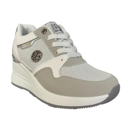 Laura Biagiotti 8922 Sneakers Donna Platform Nabuk Light Grey