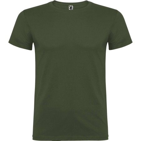 Roly BEAGLE T-Shirt Basic Tinta Unita in Cotone Organico Verde Aventura