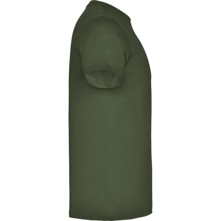 Roly BEAGLE T-Shirt Basic Tinta Unita in Cotone Organico Verde Aventura