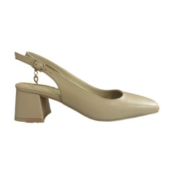 Braccialini Tua BA58 Sandali Donna Con Tacco Medio Beige
