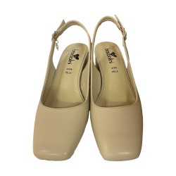 Braccialini Tua BA58 Sandali Donna Con Tacco Medio Beige 2